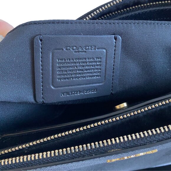 Coach Crossgrain Large Brooke Carryall Satchel Handbag Womens Style : F25926 - Picture 5 of 7